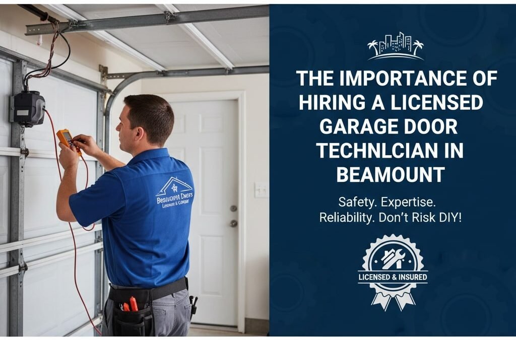 The Importance of Hiring a Licensed Garage Door Technician in Beaumont