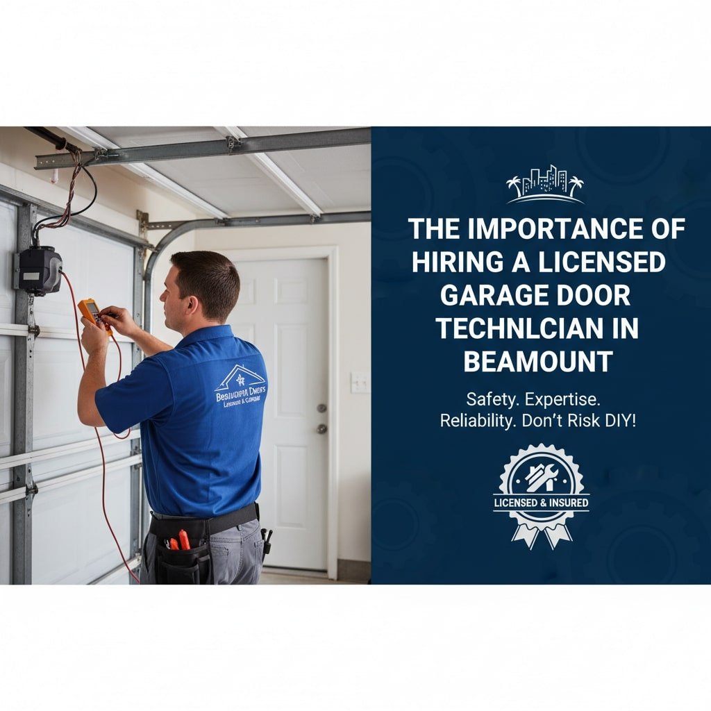 The Importance of Hiring a Licensed Garage Door Technician in Beaumont The Importance of Hiring a Licensed Garage Door Technician in Beaumont