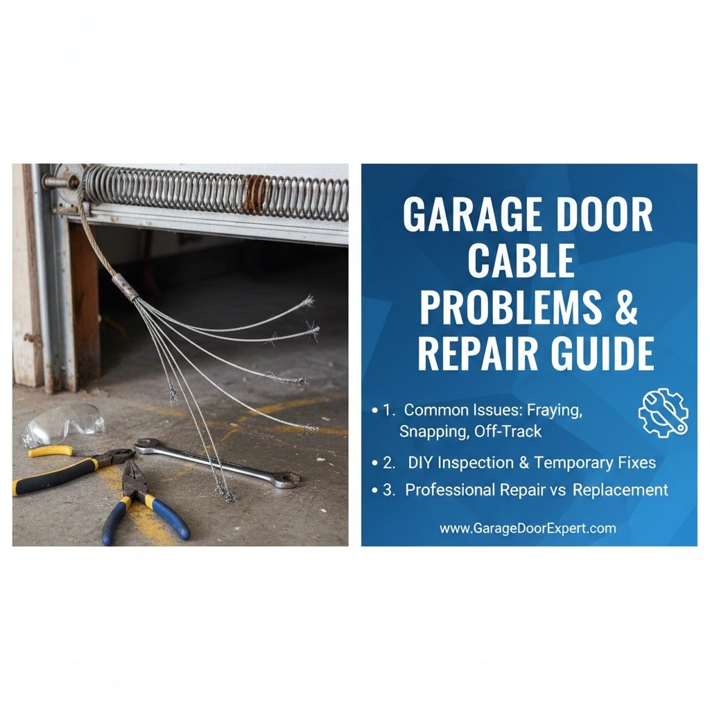 Garage Door Cable Problems in Beaumont, TX: Complete Guide for Causes, Safety, Fixes, and Costs