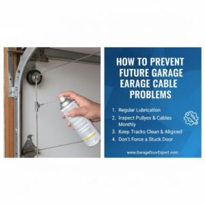 How to Prevent Future Garage Door Cable Problems 