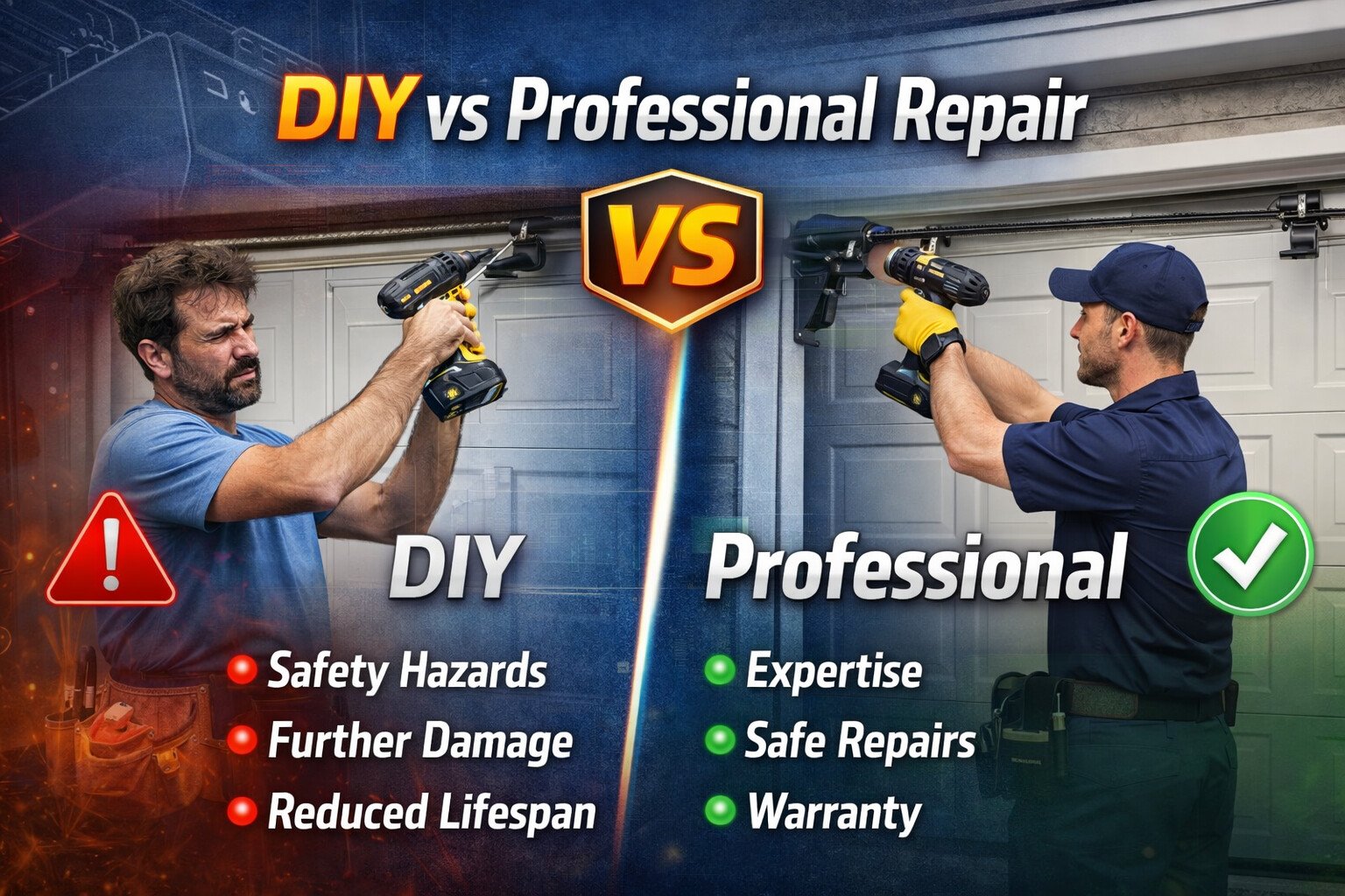 DIY vs Professional Repair