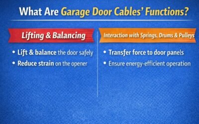 Garage Door Cable Functions – How They Keep Your Door Safe and Efficient