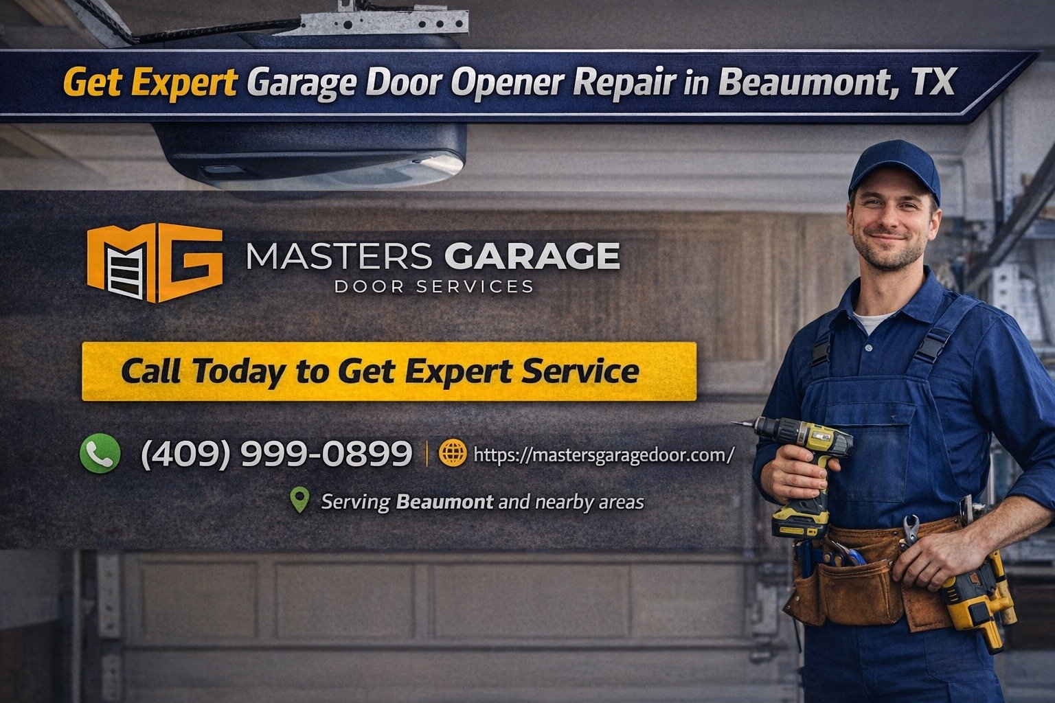 Get Expert Garage Door Opener Repair in Beaumont, TX 