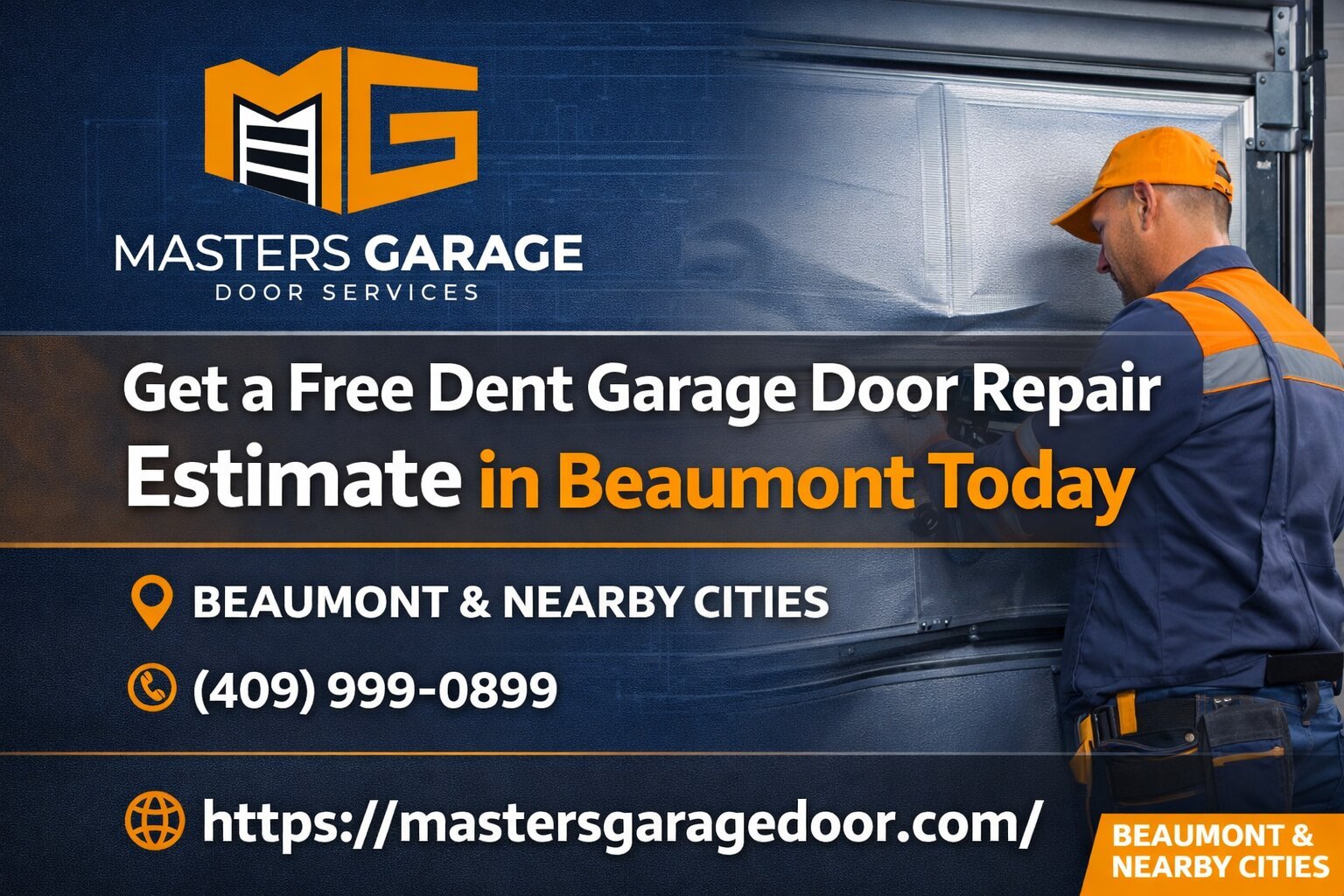 Get a Free Dent Garage Door Repair Estimate in Beaumont Today 