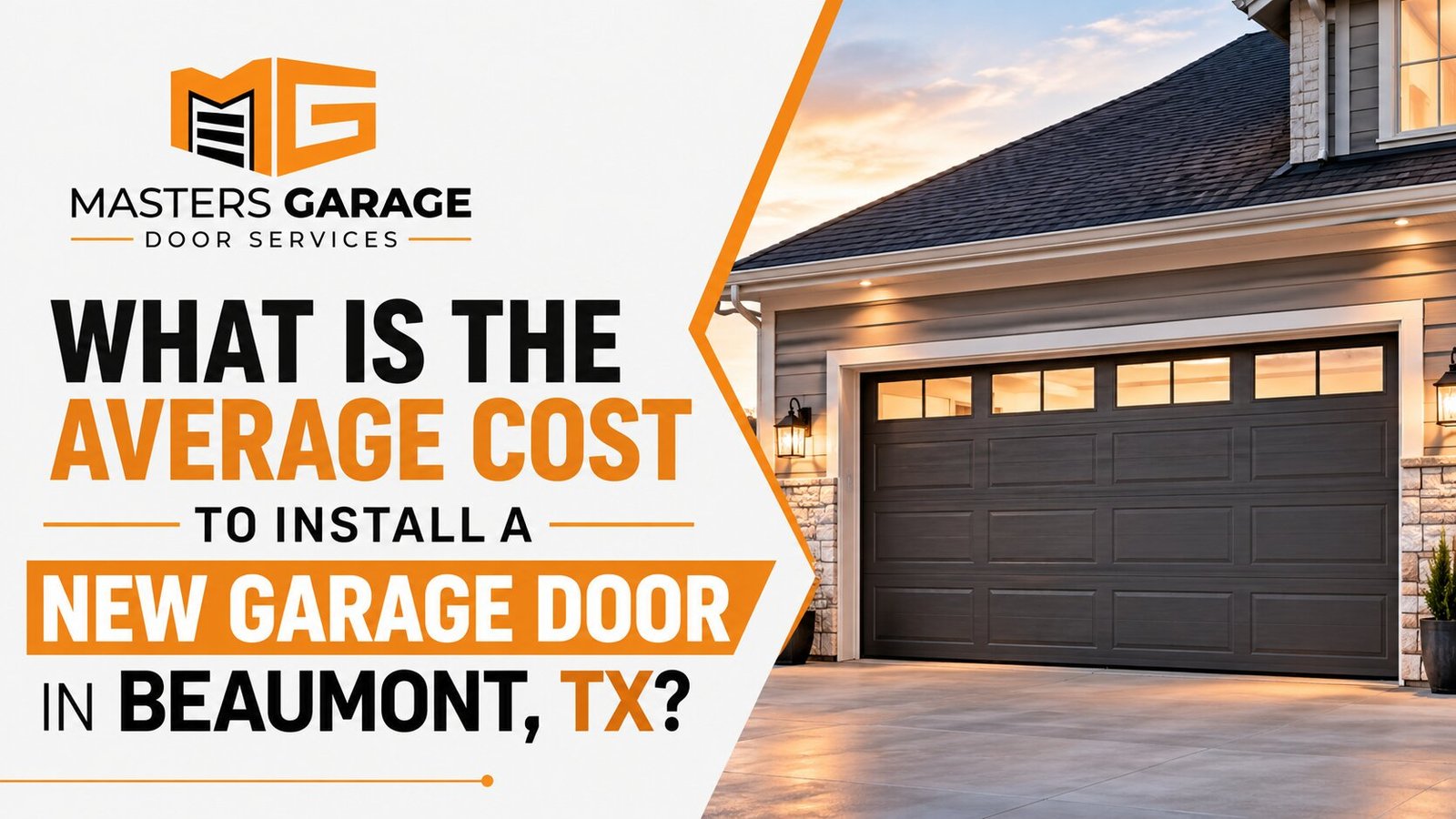 What Is the Average Cost to Install a New Garage Door in Beaumont