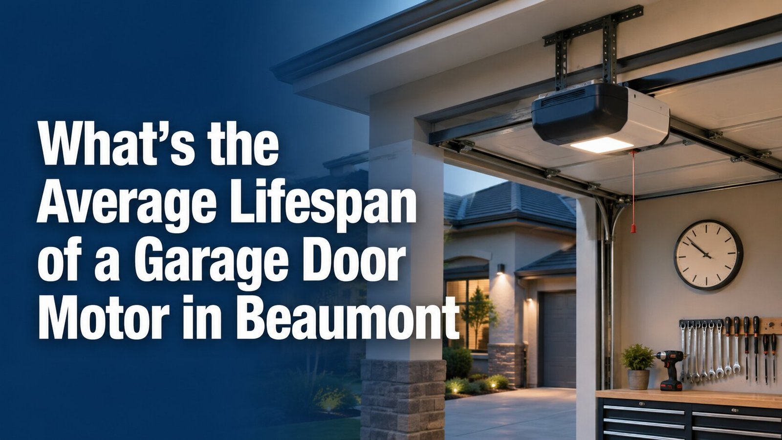 What’s the Average Lifespan of a Garage Door Motor in Beaumont