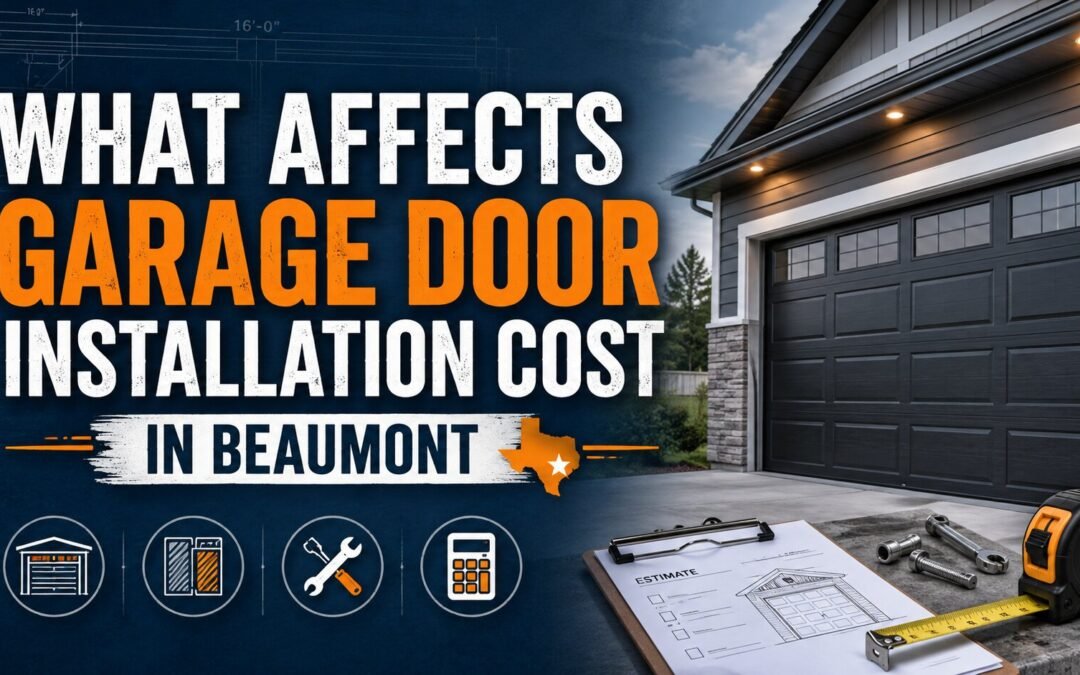 What Affects the Final Cost of Residential Garage Door Installation in Beaumont