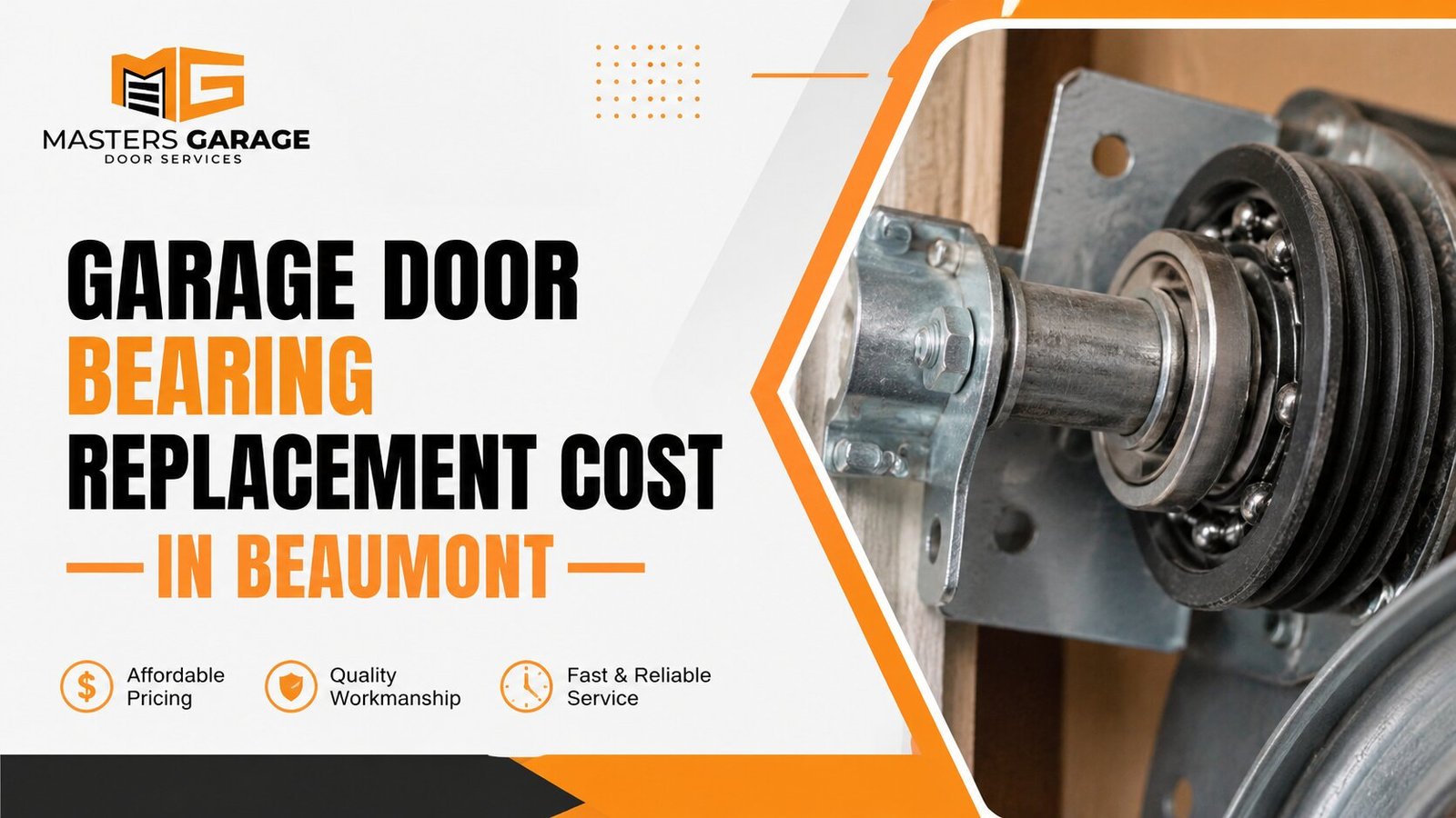 Garage Door Bearing Replacement Cost in Beaumont