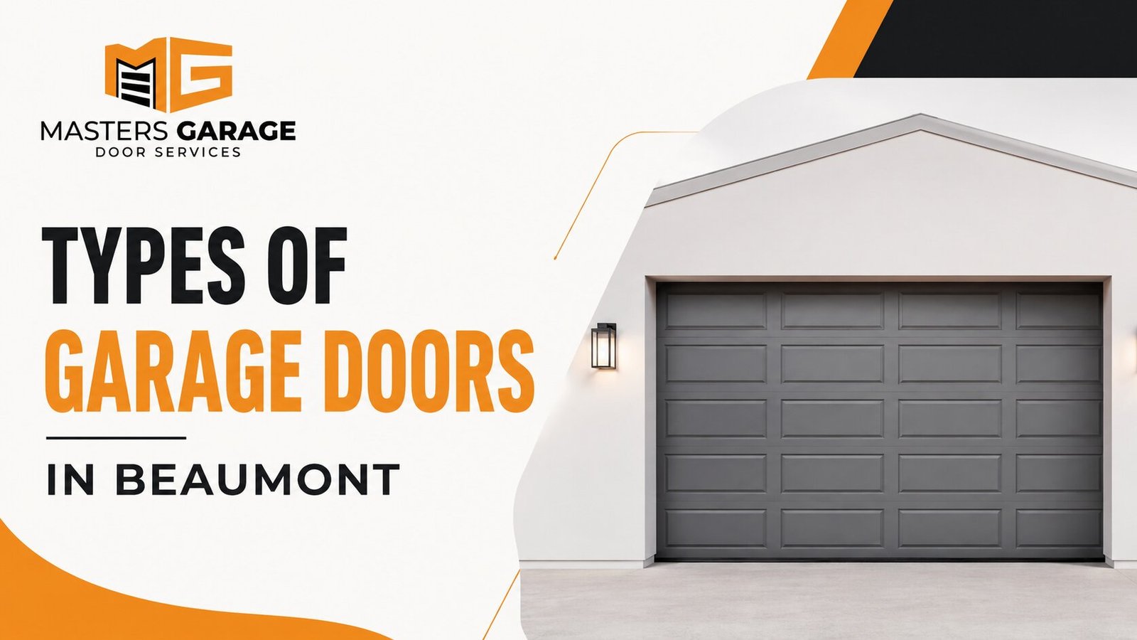 Types of Garage Doors in Beaumont