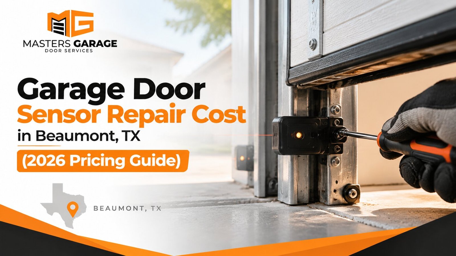 Garage Door Sensor Repair Cost in Beaumont