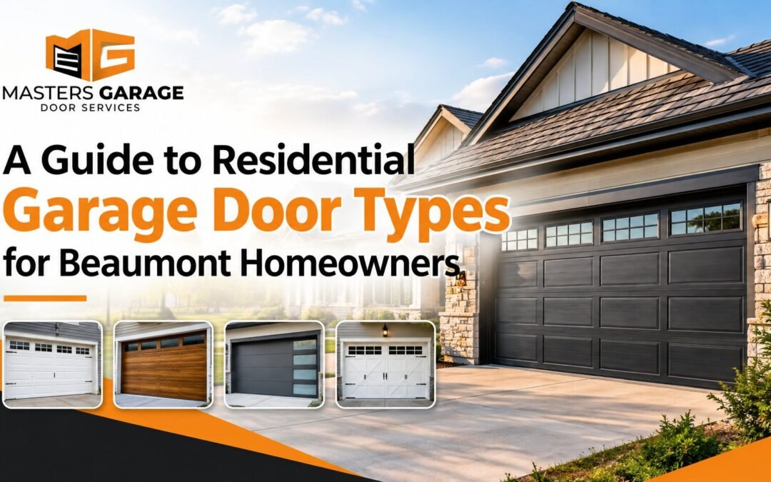 A Guide to Residential Garage Door Types for Beaumont Homeowners